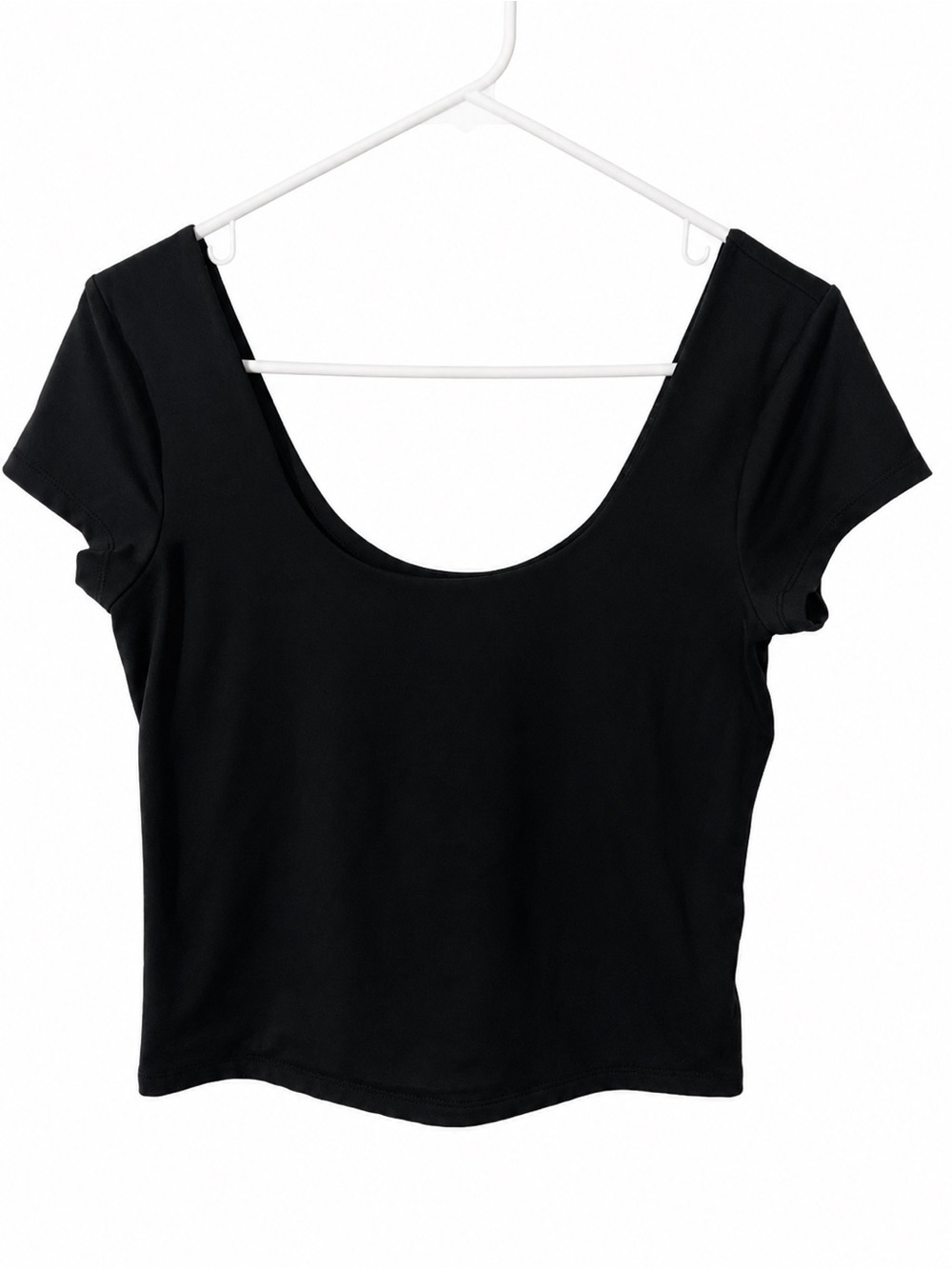 Old Navy Black Scoop-Neck Crop Top size M